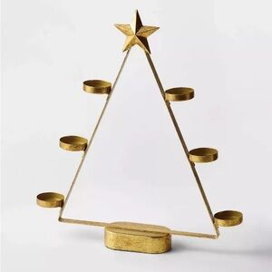 Tealight Metal Christmas Tree Candle Holder - Wondershop™